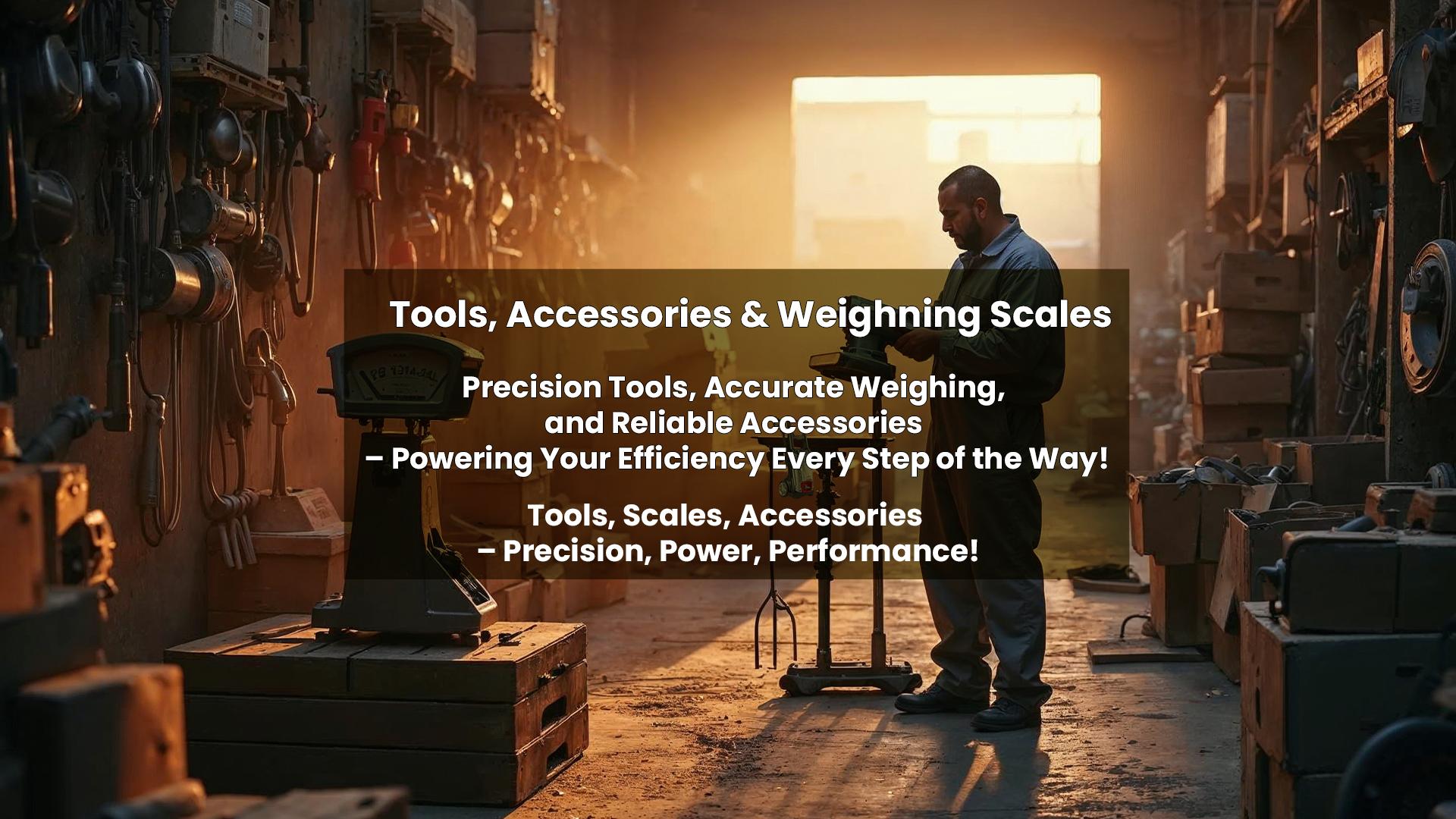 Tools, Accessories & Weighing Scales